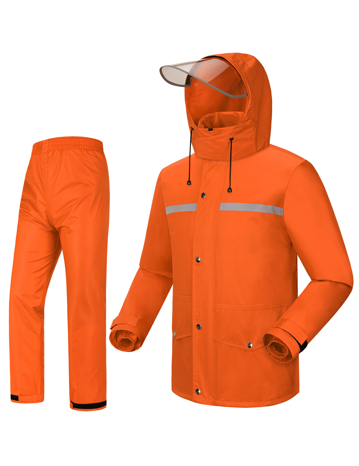 iCreek Regenanzug Jacke &amp; Hosenanzug Regenmantel für Männer &amp; Frauen Outdoor 