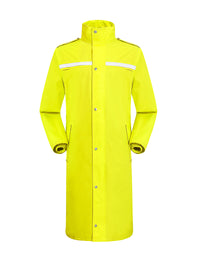 iCreek Raincoat Waterproof Mens & Womens Adult Long Rain Jacket with Hood