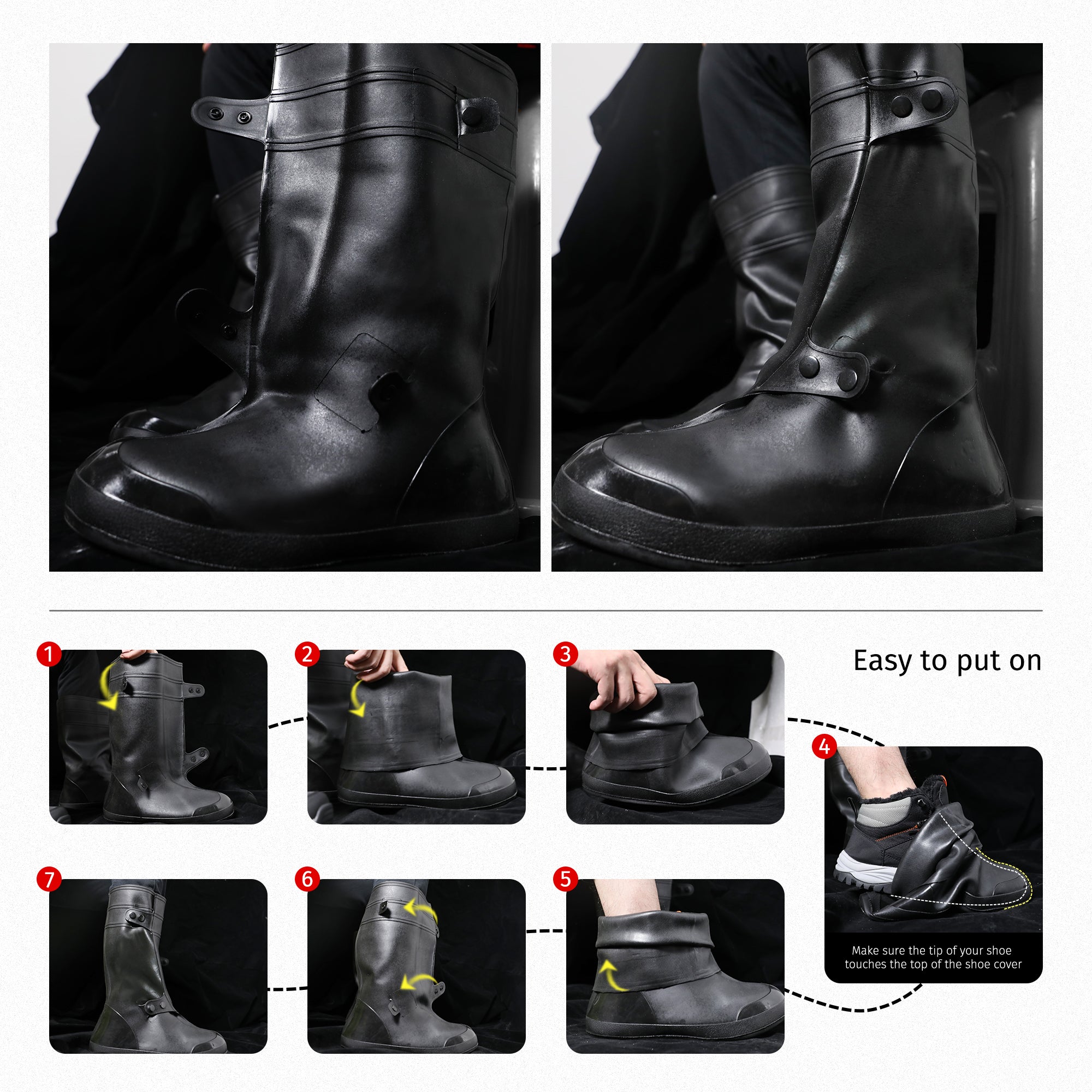 Clean boot overshoes online