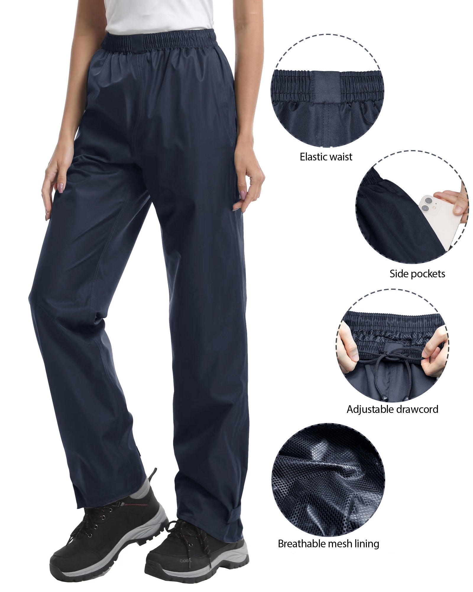 Womens fashion waterproof walking pants