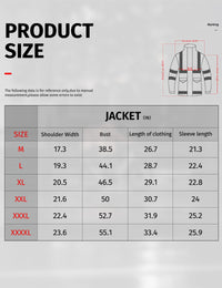 iCreek Reflective Safety Jacket for Men & Women High Visibility Rain Jacket Waterproof Raincoat Anti-Storm